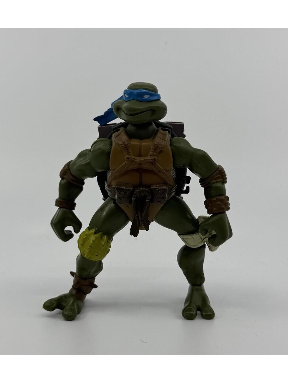 2005 LEONARDO Teenage Mutant Ninja Turtles TMNT Paleo Patrol 5” Playmate Figure